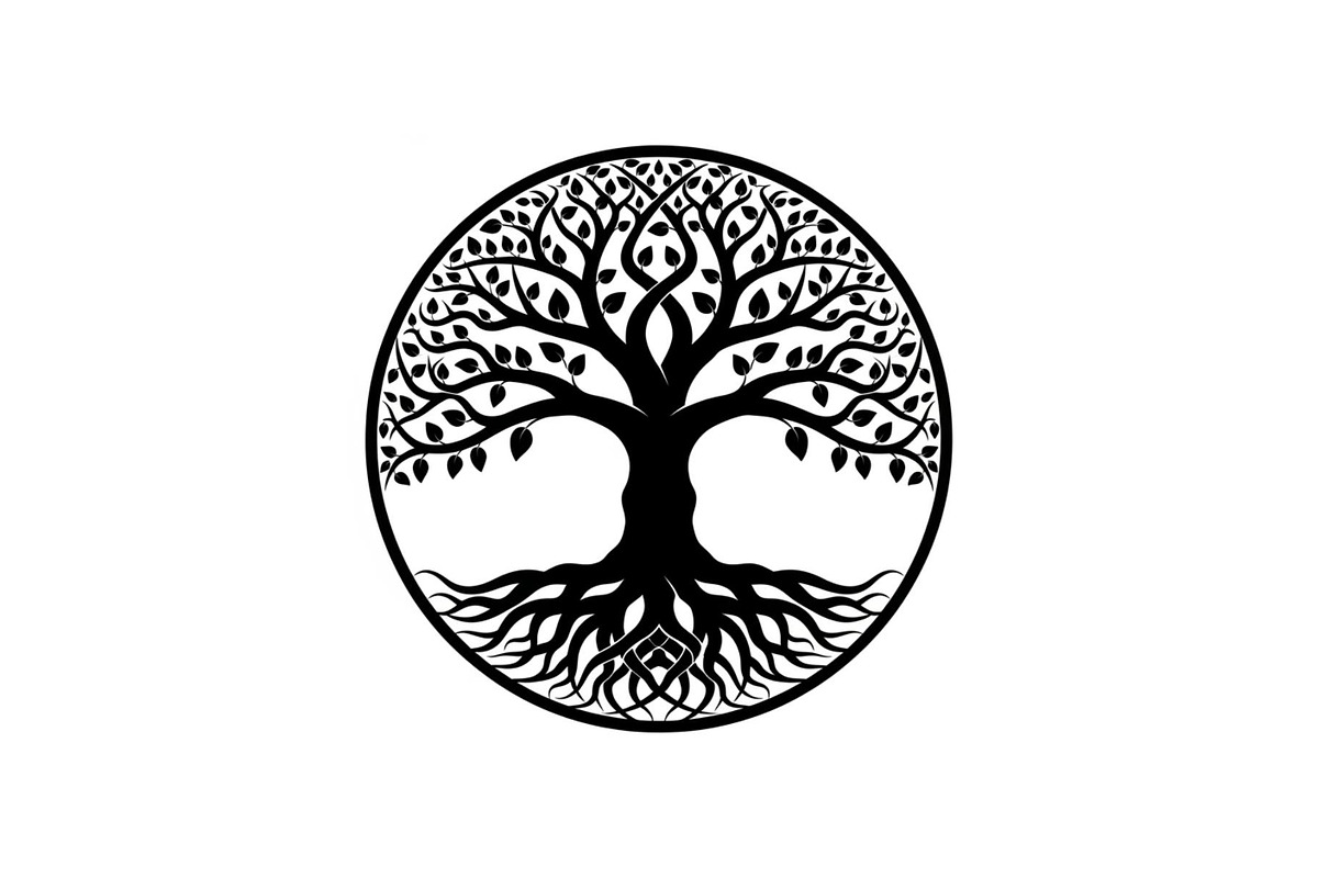 Tree of Life Circle SVG Bundle, an Illustration by Gfx_Store (Photo 25 of 50)
