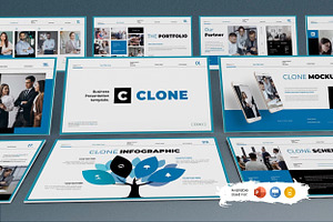 Clone Presentation Template, a Presentation Template by Analogous Temp