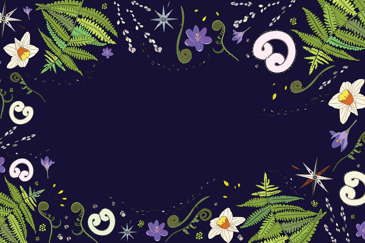 Spring Wind, an Illustration by M. Ruiz Design