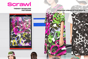 Scrawl Seamless Patterns