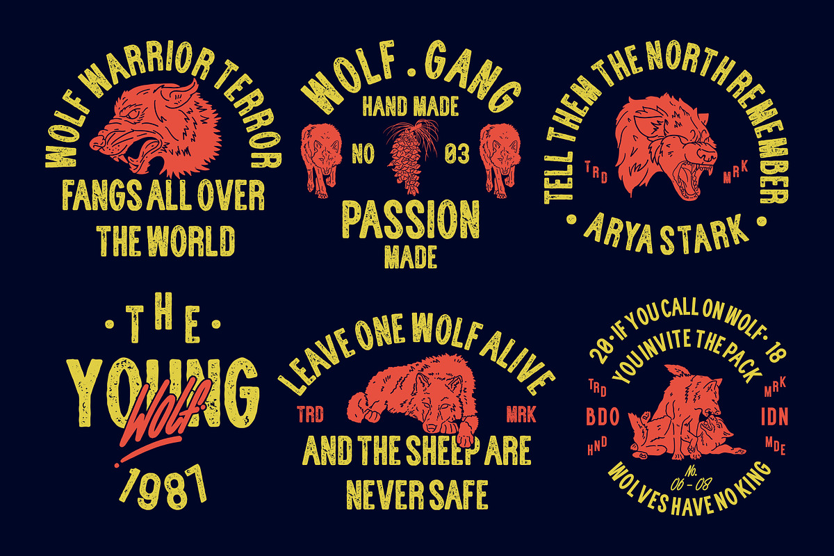Wolf Gang - Vintage Typeface preview 2
