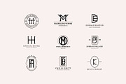20 Monogram Logo Template, a Branding & Logo Template by Lightsense (Thumbnail 5 of 9)