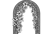 Decorative Arch Window Vector Pack, a Decorative Illustration by Designer_Momina (Thumbnail 13 of 21)