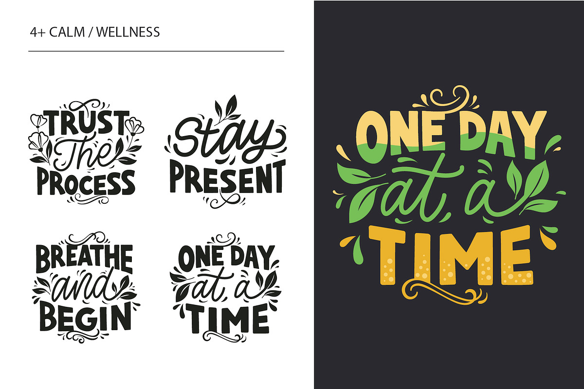 Handwritten Motivational Quote Set, an Object Graphic by Lettering_Logo (Photo 9 of 16)
