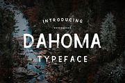 Dahoma typeface, a Sans Serif Font by Lettering Shop by EJ (Thumbnail 1 of 3)