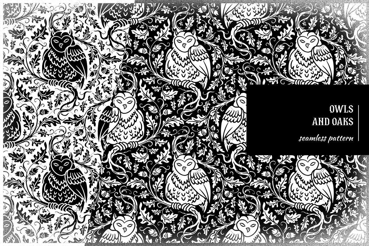 White garden. Seamless patterns, a Pattern Graphic by OlgaSoi007 (Photo 7 of 10)