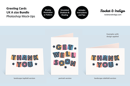 UKA Greeting Card Photoshop Mockups