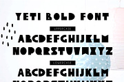Yeti - Scandinavian font & elements, a Script Font by JuliyArt (Thumbnail 6 of 10)