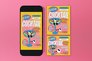 Summer Cocktail Party Flyer, a Flyer Template by graphicook (Thumbnail 3 of 3)
