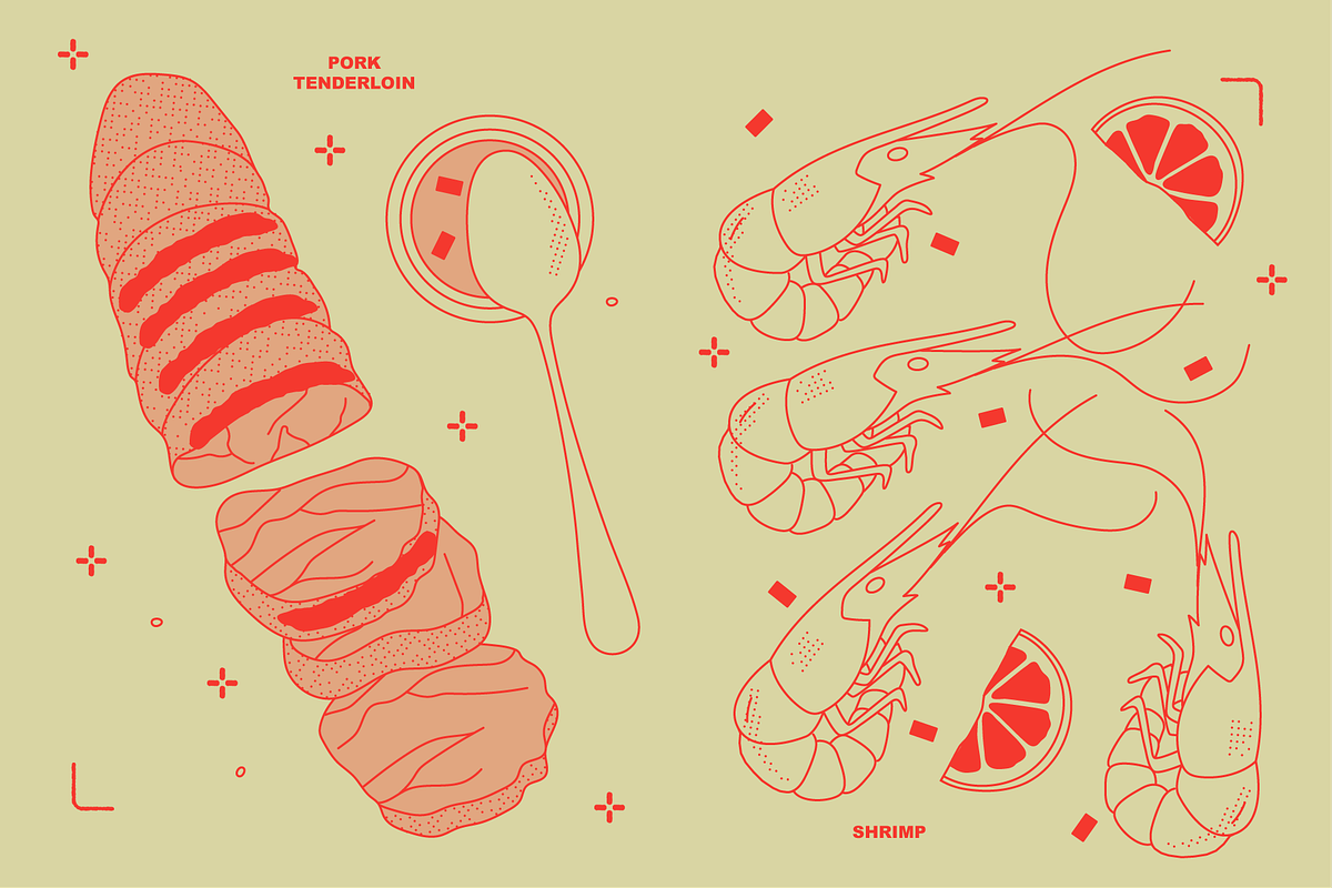 BBQ Food Vector Illustrations, a Food Illustration by TheFoodAtlas (Photo 14 of 17)