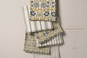Vintage Blue Cottage Floral Patterns, a Pattern Graphic by Eclectic Anthology (Thumbnail 14 of 16)