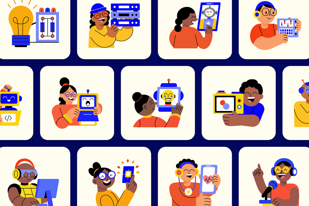 Artificial Intelligence Illustration, a Technology Illustration by Brickclay (Photo 6 of 9)