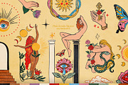 Mystic Femina Clipart Collection, a Decorative Illustration by Anna Babich (Thumbnail 6 of 9)