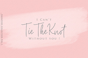 Beauty Signature - Handwritten Font