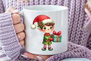 Cute Christmas Clipart Bundle, an Illustration by Pixels.Craft (Thumbnail 5 of 7)