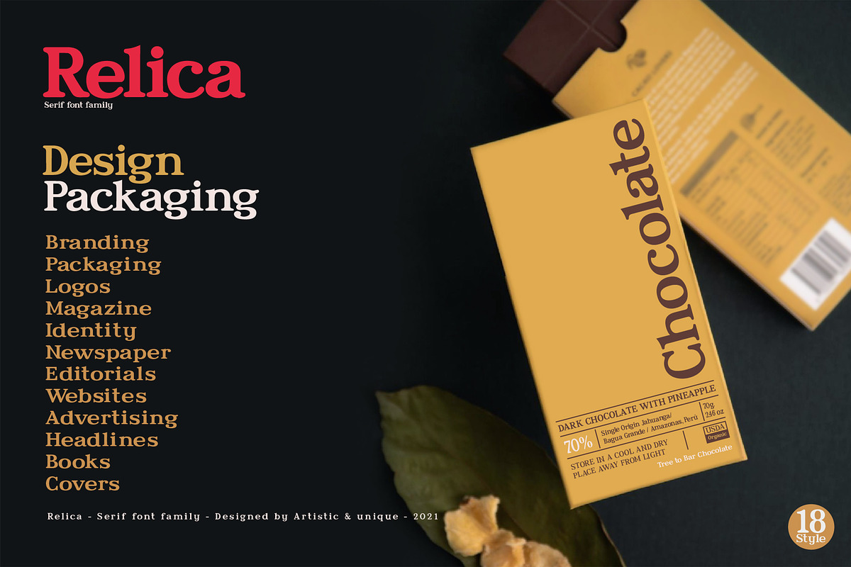 Relica - Serif font family, a Serif Font by Artistic & Unique (Photo 11 of 15)