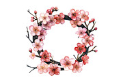 Watercolor Japan Clipart PNG, an Illustration by Craft Nest (Thumbnail 11 of 12)