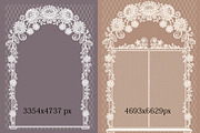 Classic lace frames and cliparts., a Pattern Graphic by Ajuga (Thumbnail 7 of 9)