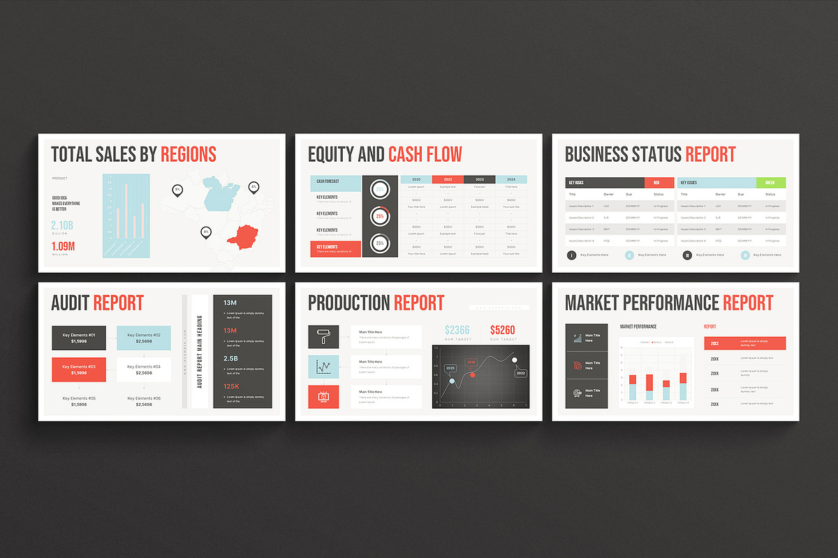 Annual Report Presentation Template, a Presentation Template by ArtisanaAura (Photo 11 of 12)