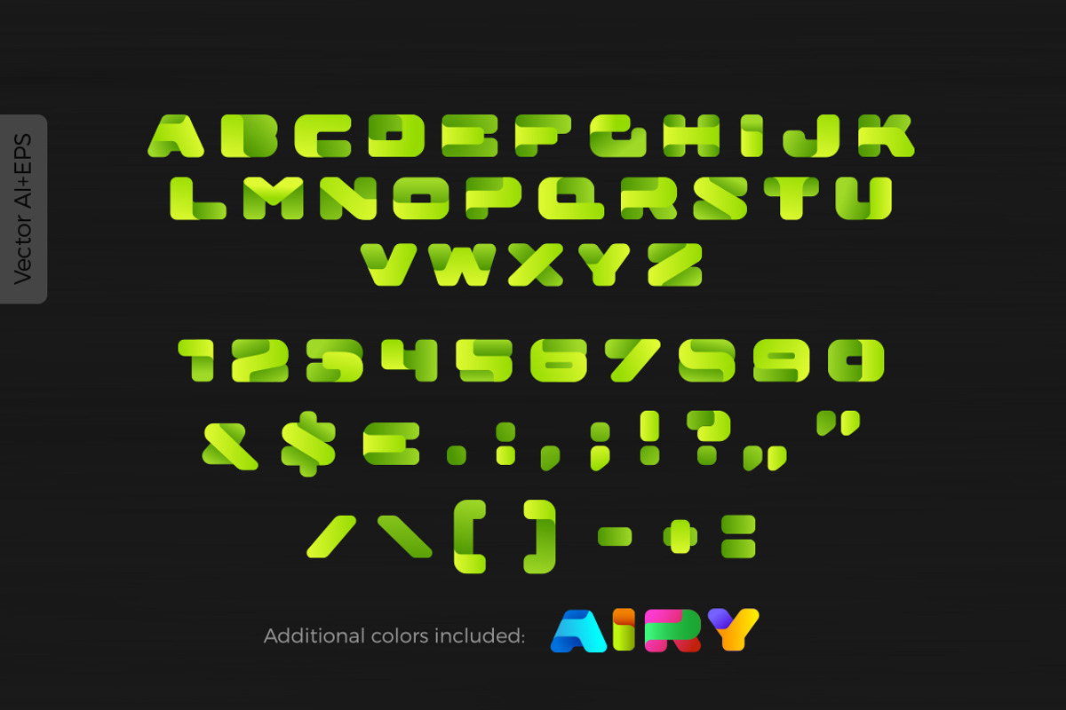 Airy Box font preview 2