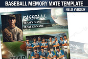 Memory Mate Template - Baseball, a Poster Template by Brenda Avila Designs (Thumbnail 1 of 2)