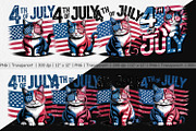 4th of July Cat, a Graphic by Artnoy (Thumbnail 2 of 5)