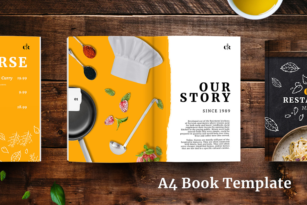 Canary - Restaurant Menu Print Pack, a Flyer Template by Louds Studio (Photo 3 of 5)