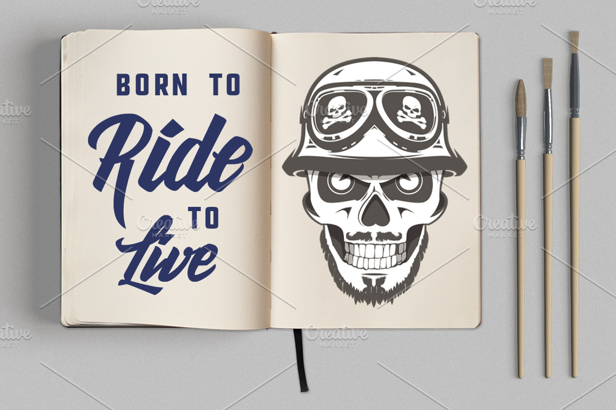 22 in 1 set of Biker for emblems, an Illustration by Hadanello88 (Photo 4 of 5)