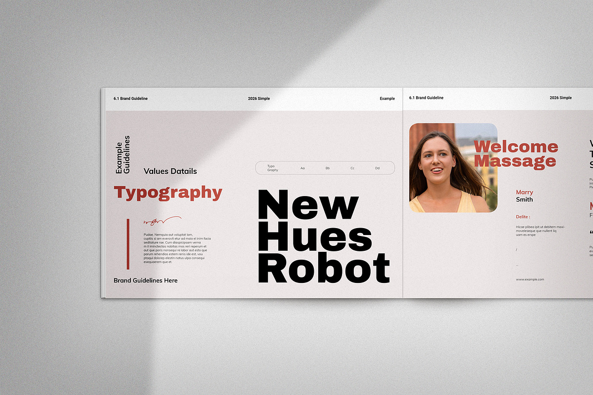 Brand Guidelines Template, a Brochure Template by metastudio38 (Photo 4 of 8)
