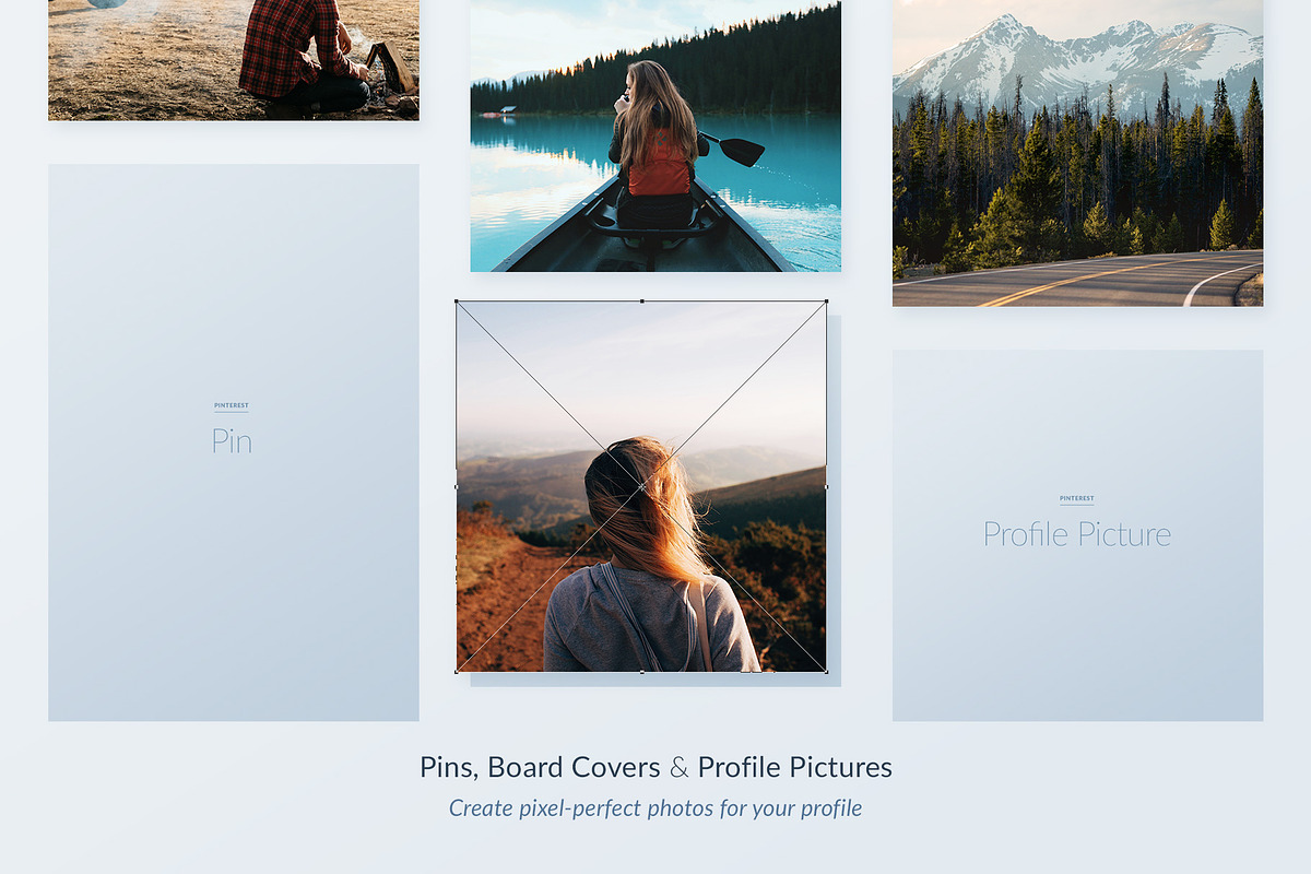 Pinterest Social Media Mockups Pack, a Social Media Template by Poego Social (Photo 6 of 7)