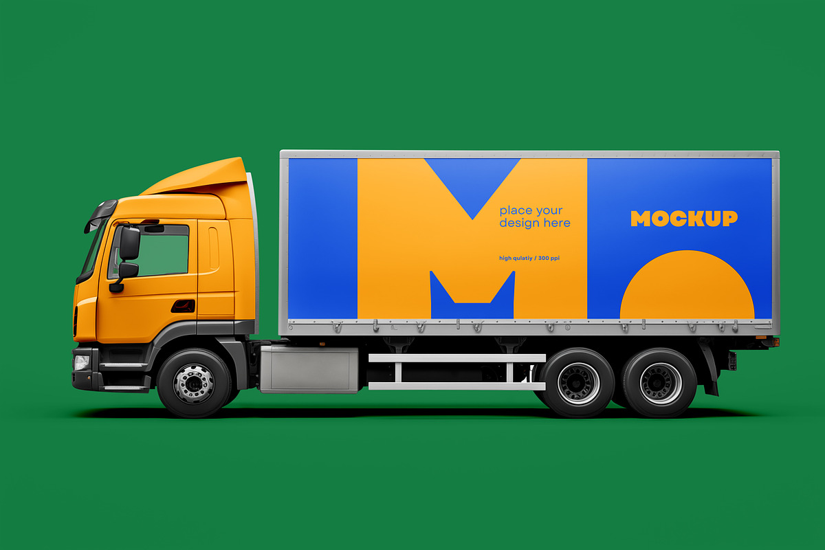 Car, Truck, Van, Pickup Mockup, an Advertising Mockup by dpi (Photo 4 of 11)