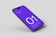 Iphone 15 Pro Max Mockup, an iPhone Mockup by Symie Design (Thumbnail 3 of 3)