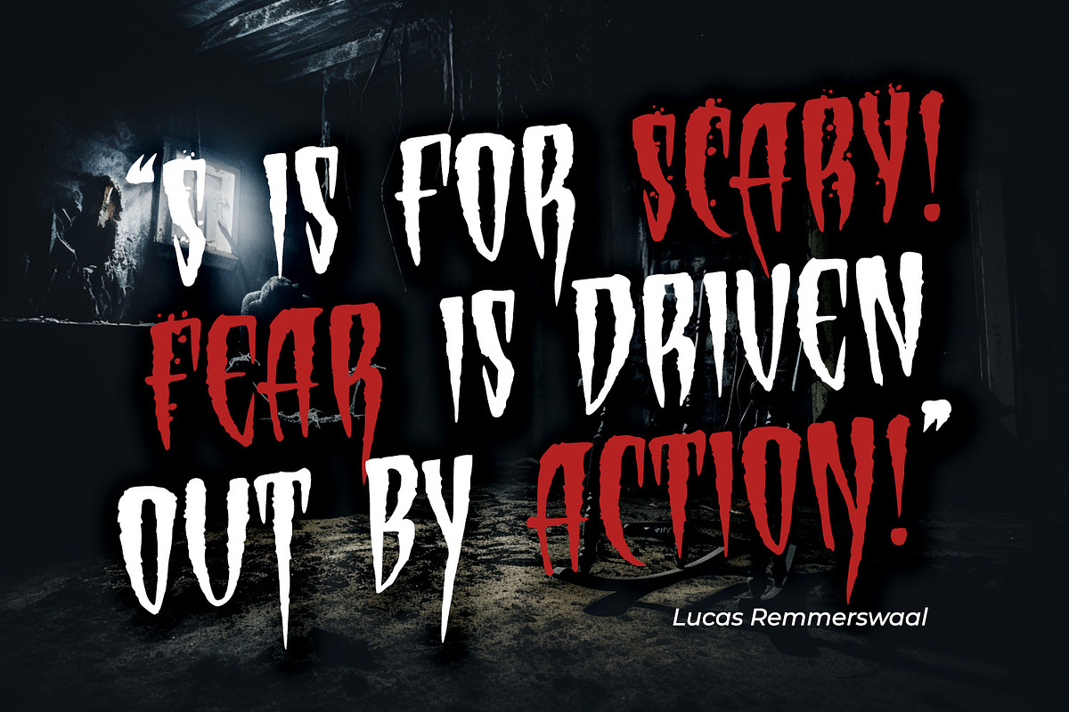 Ghost Terror, a Handwritten Font by Ditatype (Photo 2 of 10)