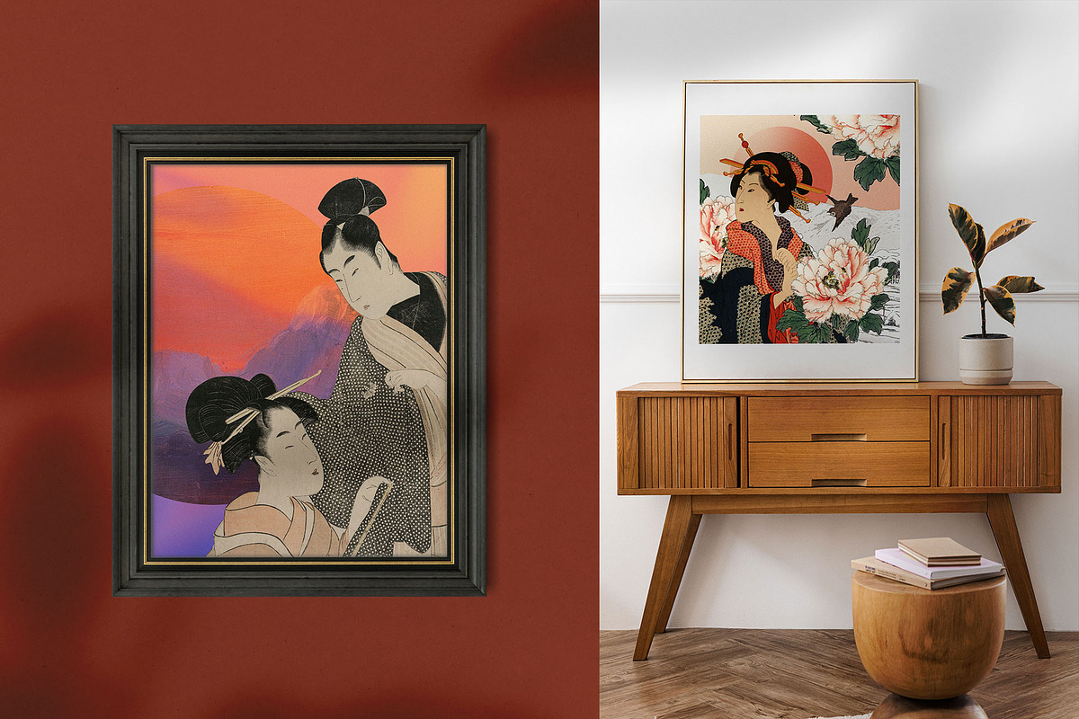 Vintage Japan | Collage Creator, an Object Graphic by Leleka.Store (Photo 14 of 17)