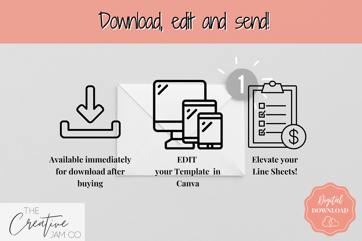 Line Sheet Template Bundle