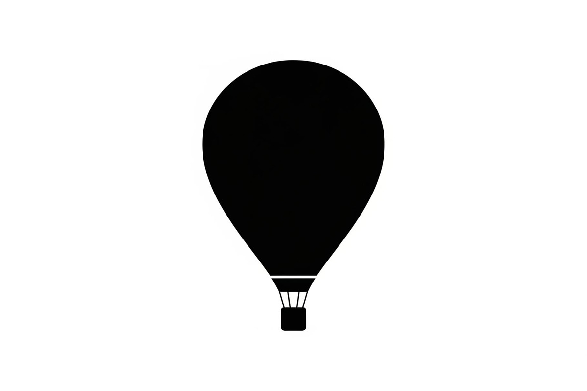 Hot Air Balloon Silhouette Bundle, an Illustration by Designer_Momina (Photo 26 of 51)