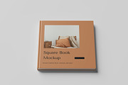 Square Book Mockup, a Books & Magazine Mockup by Tokobeta (Thumbnail 11 of 13)