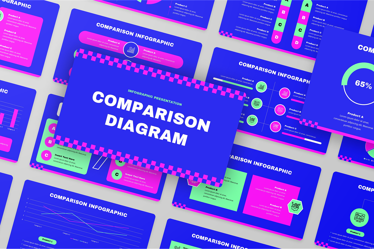 Comparison Diagram Keynote, a Presentation Template by Annora Studio (Photo 5 of 5)