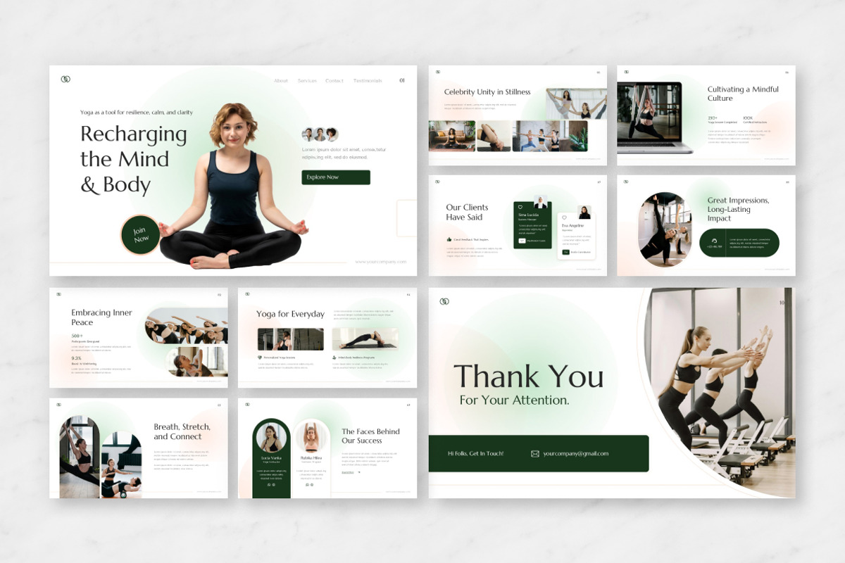 International Day of Yoga Keynote, a Presentation Template by Antstheme (Photo 2 of 2)