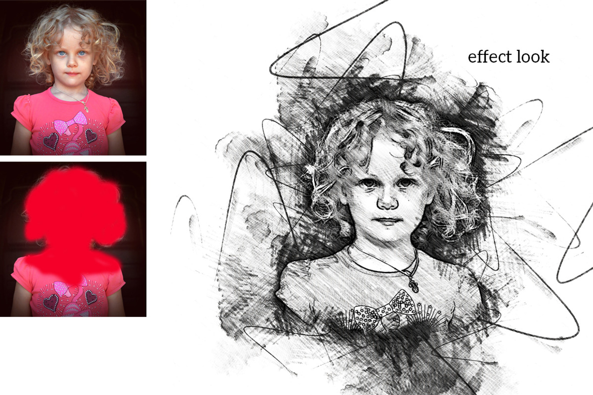 Modern Pencil Sketch PS Action, an Action Add-On by MRI STUDIO (Photo 18 of 31)