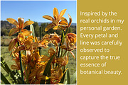 Orchid Botanical Pattern Bundle, a Pattern Graphic by Floraphoria (Thumbnail 11 of 11)