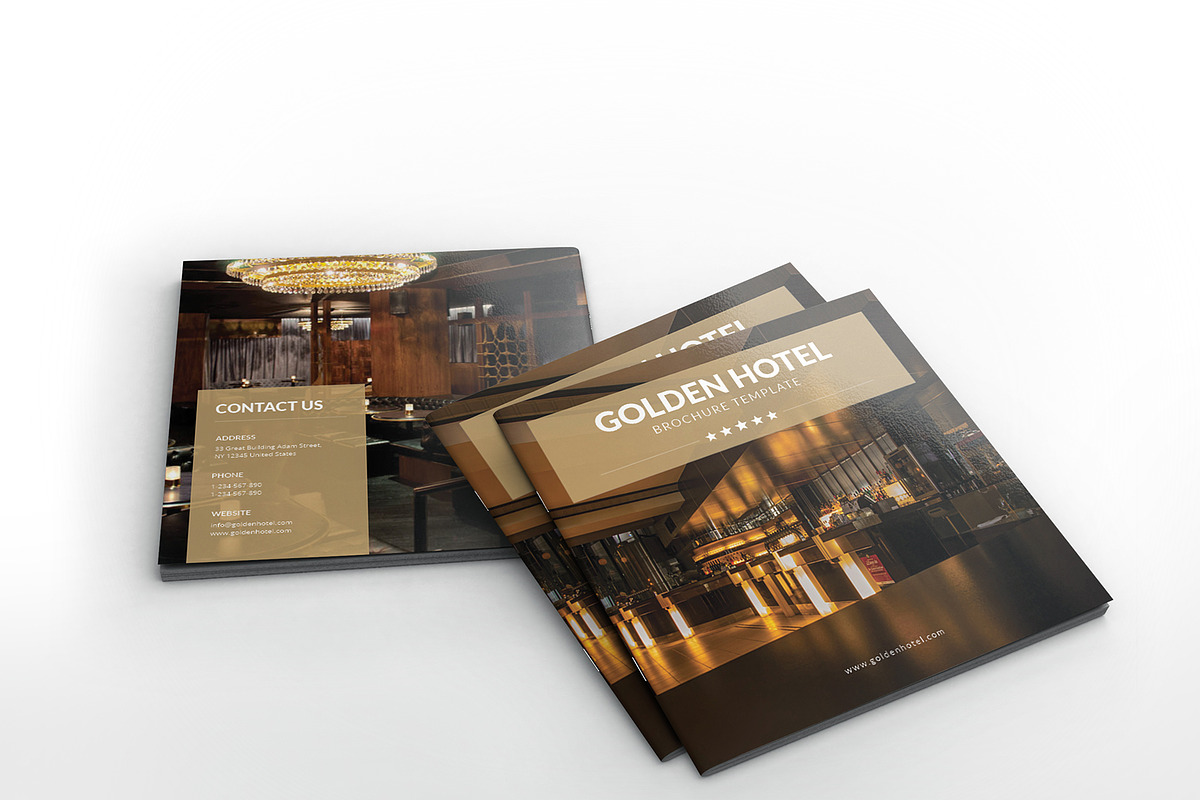 Hotel Square Brochure, a Brochure Template by Incools Stokie (Photo 1 of 17)