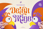 Viva Kaiva - Unique Psychedelic Font, a Sans Serif Font by creativemedialab (Thumbnail 5 of 11)