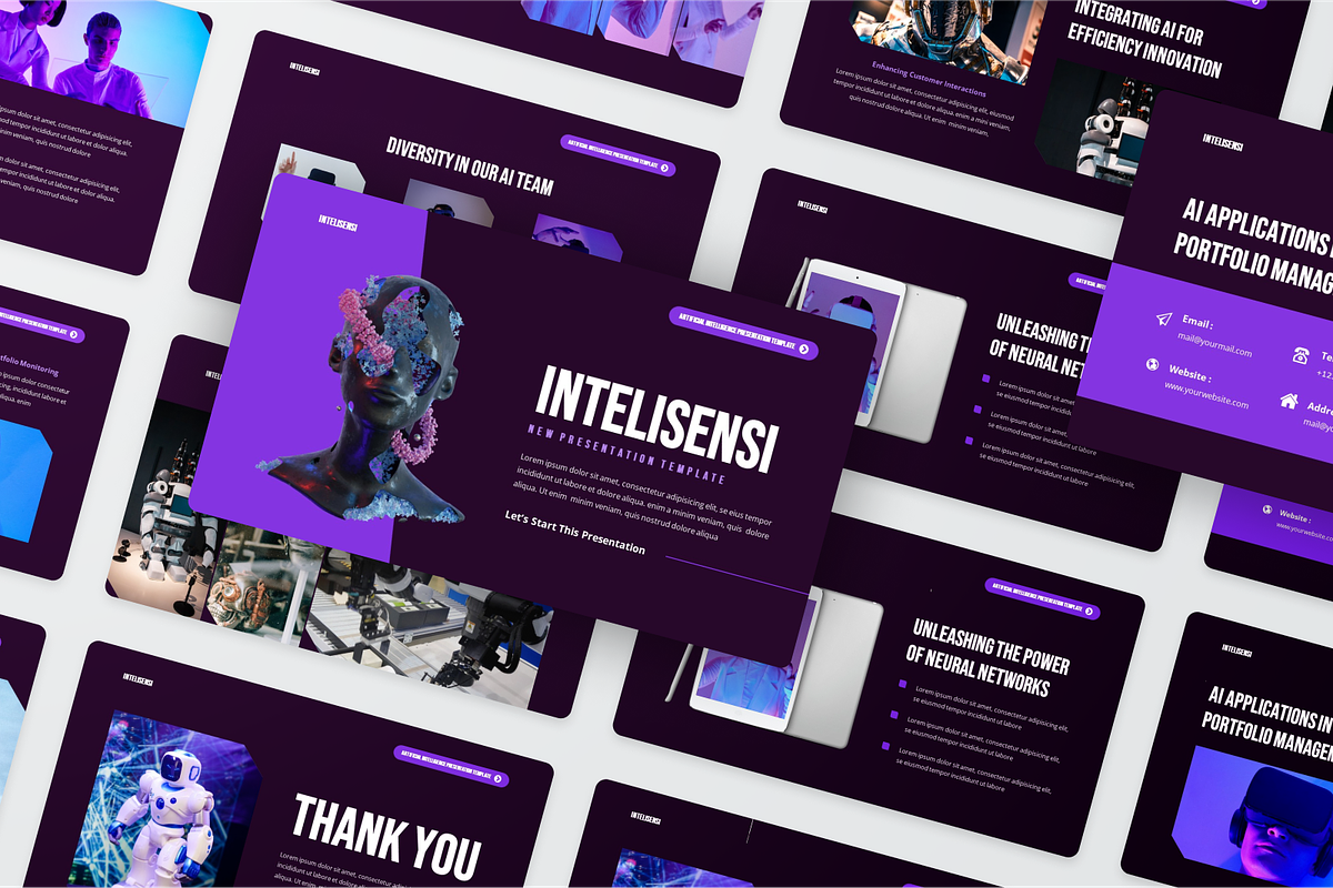 Artficial Intellegence PowerPoint, a Presentation Template by SquidPixey (Photo 6 of 6)
