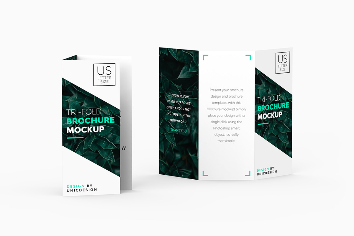 Tri Fold Brochure Mockup, a Print Template by UnicDesign (Photo 7 of 11)