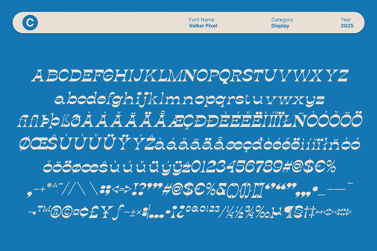 Valker Pixel, a Serif Font by Craft Supply Co. (Photo 8 of 8)