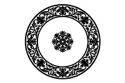 Ornamental Floral Circle Frames, an Object Graphic by hafijul (Thumbnail 2 of 4)