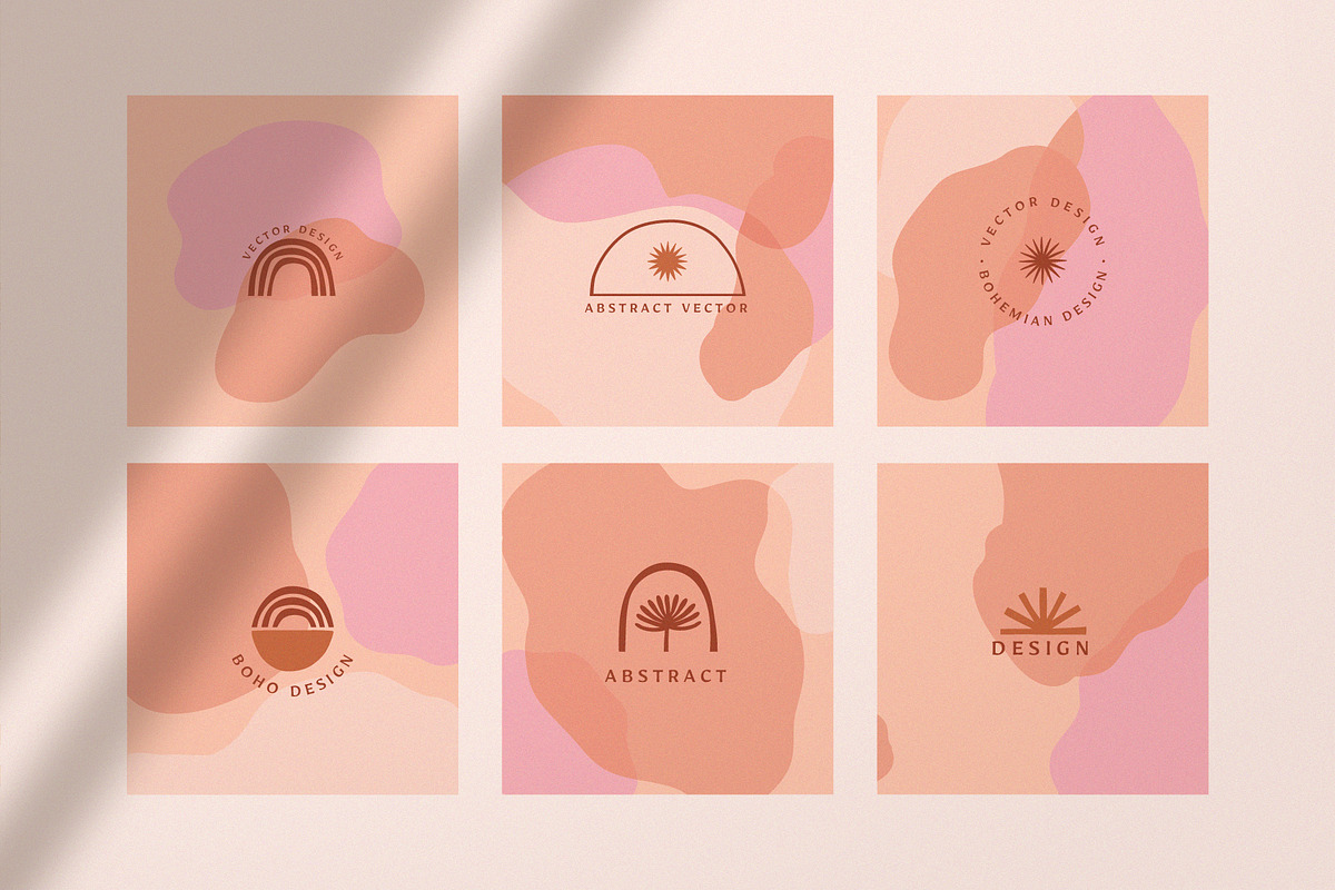 Abstract shapes - vector elements, a Background Graphic by venimo (Photo 3 of 7)