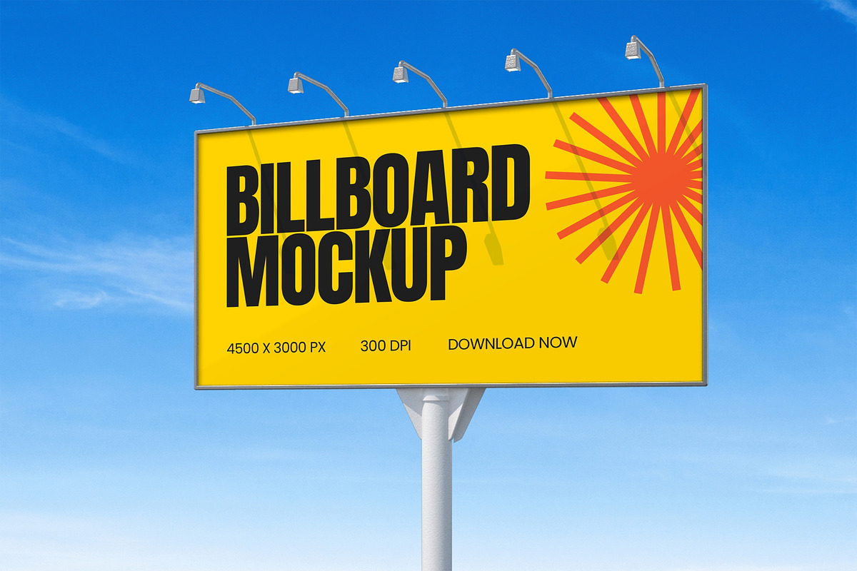 High Quality Billboard Mockup, an Advertising Mockup by Claymoon Lab (Photo 1 of 8)