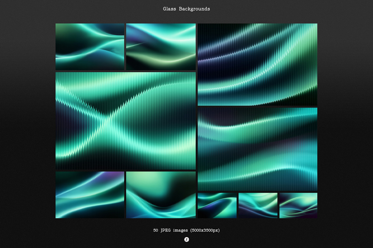 Glass Distorted Waves Backgrounds, a Texture Graphic by Freezerondigital (Photo 11 of 19)